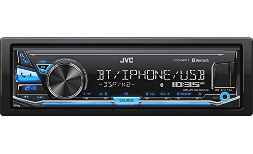 JVC KD-X240BT Single DIN in-Dash Digital Media Car Stereo with Android/iPhone Compatibility JVC KD-X240BT Single DIN in-Dash Digital Media Car Stereo with Android/iPhone Compatibility